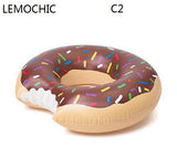 LEMOCHIC Giant swimming ring Inflatable Flamingo Swimming Float Pool   lifesaving  ring for adult child five colors available