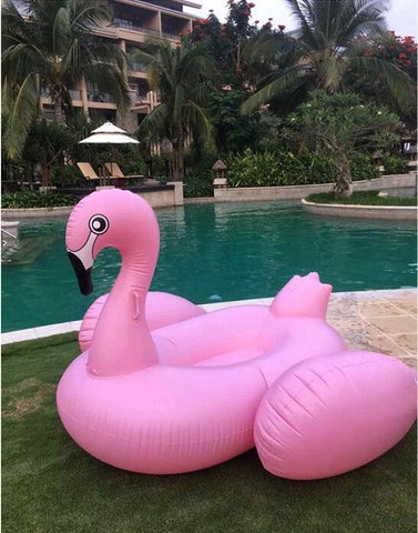 Large Inflatable Flamingo Pool Float Giant Swan Inflatable Swimming Pool Ring Toys for Adult Flotadores Para Piscina 190cm