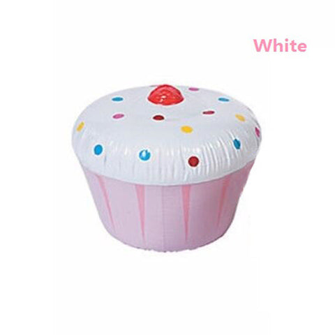 Inflatable water donut swimming baby circle floating children pool toy cupcake pool floats for adult swimming ring swim trainner